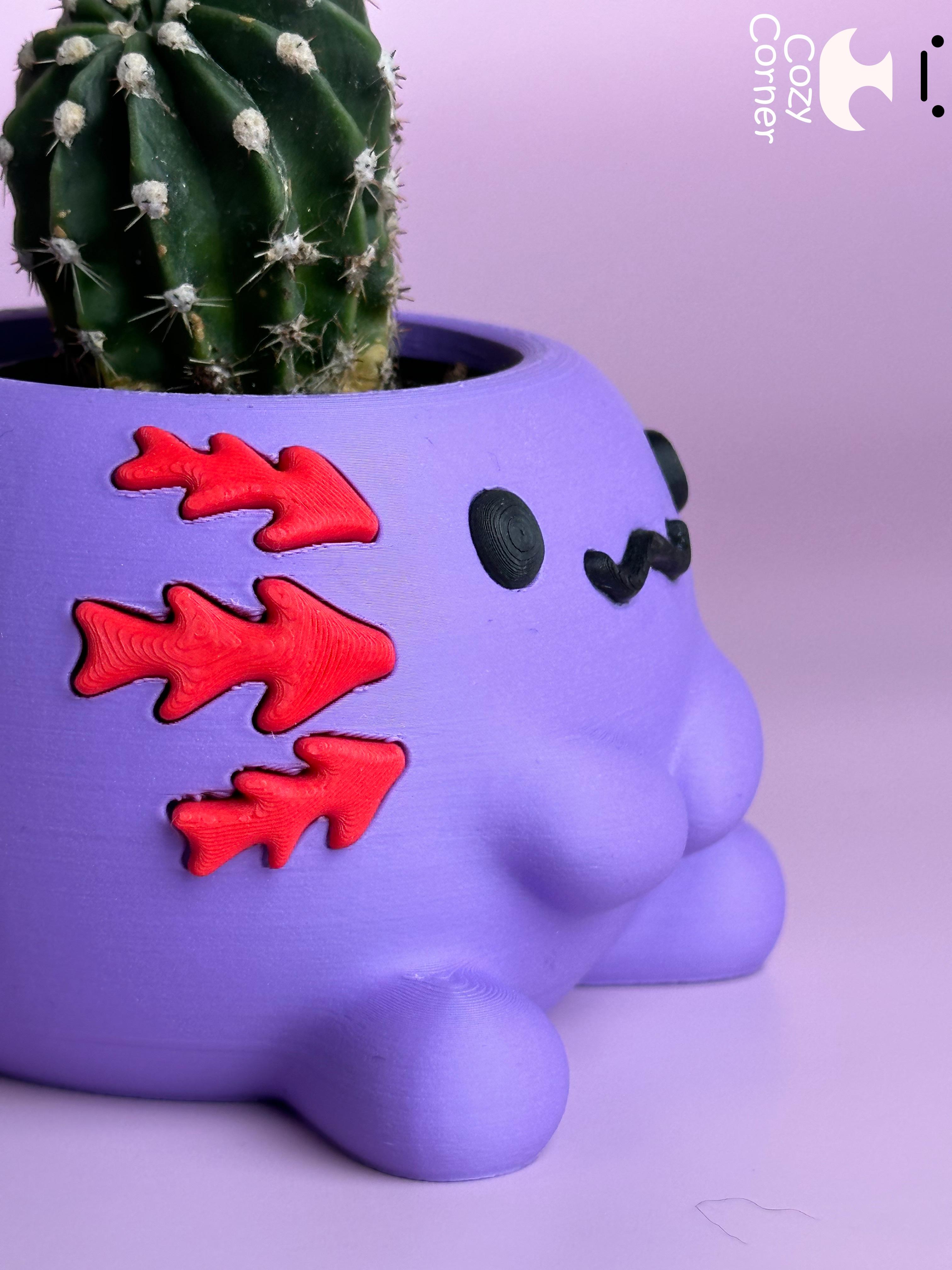 Axolotl planter 3d model