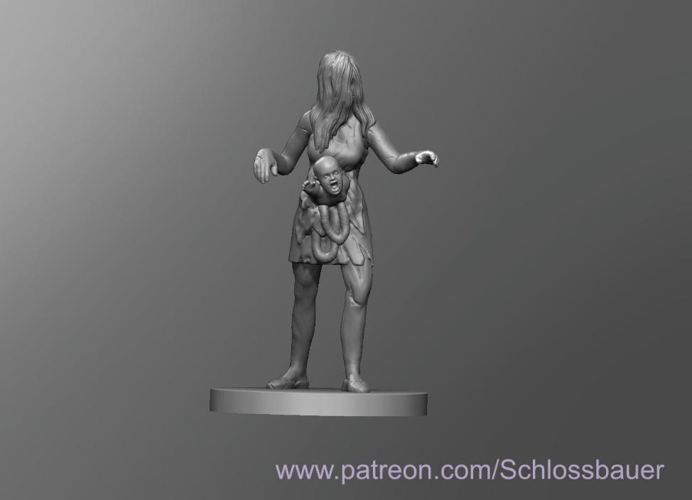 Zombie Mother 3d model