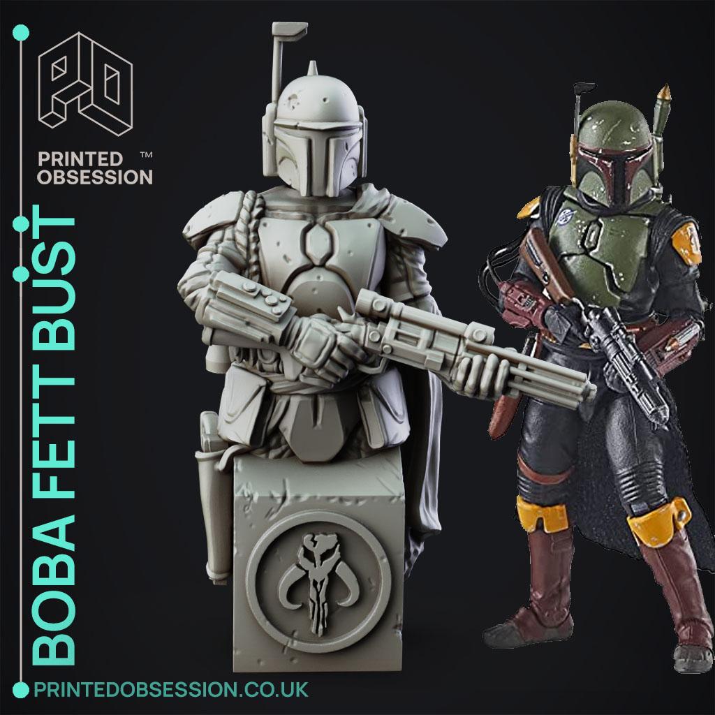 Boba Fett - Star Wars Fan Art - Bust 3d model