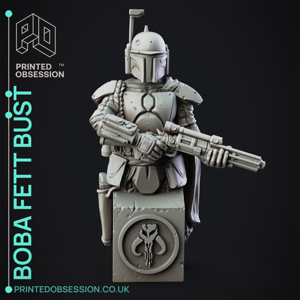 Boba Fett - Star Wars Fan Art - Bust 3d model