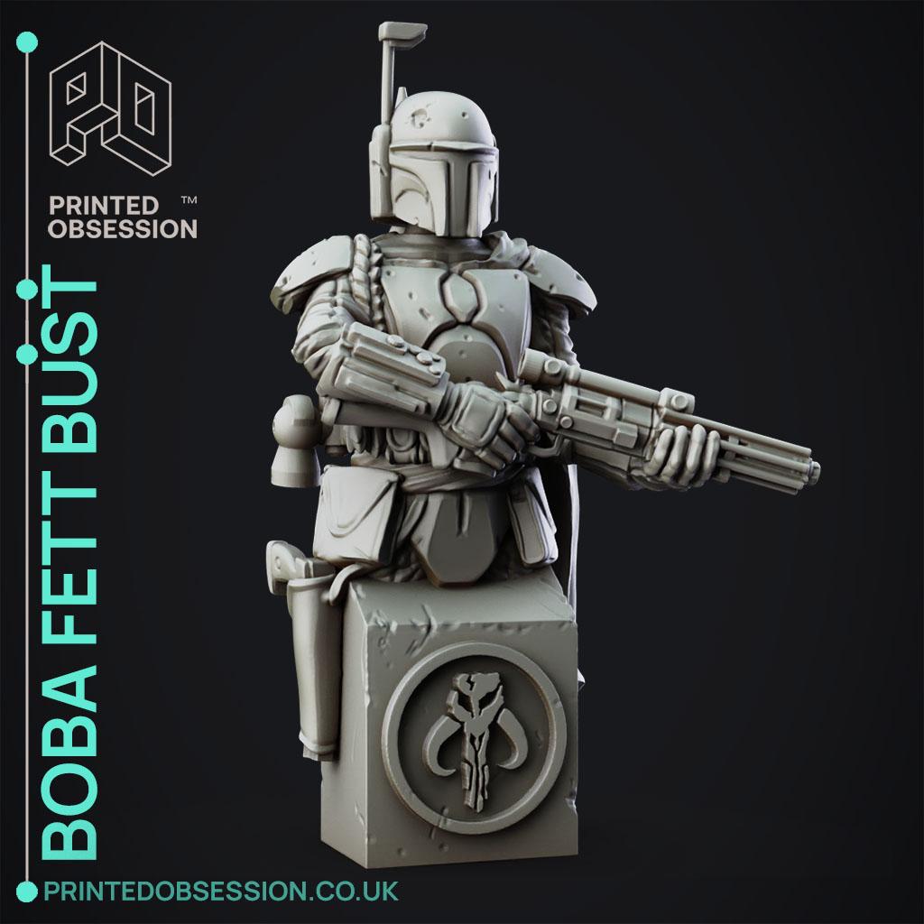 Boba Fett - Star Wars Fan Art - Bust 3d model