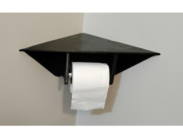 Corner Toilet Paper Dispenser 3d model