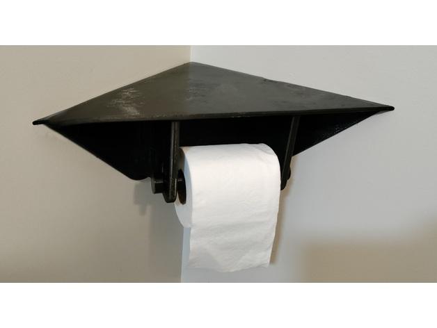 Corner Toilet Paper Dispenser 3d model