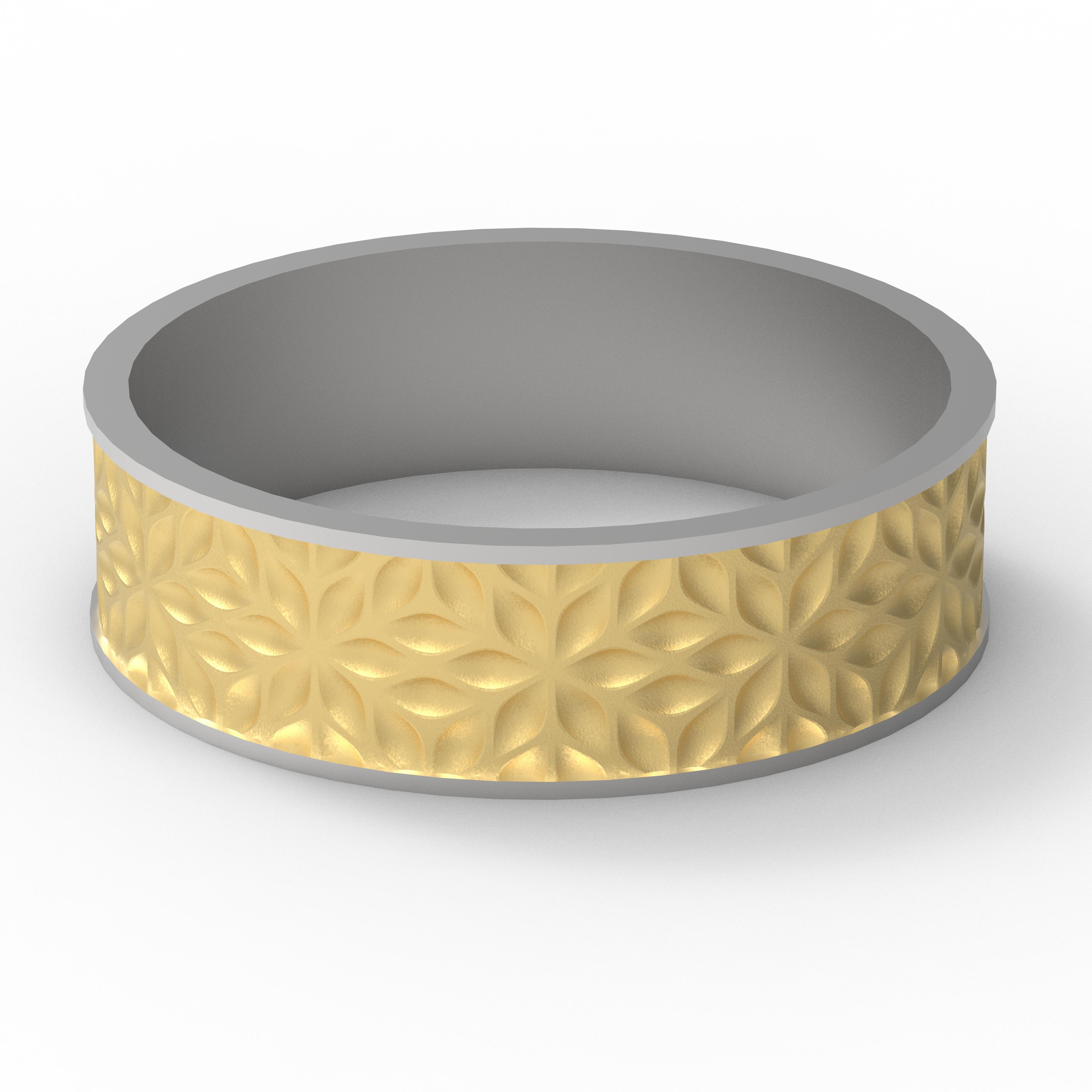 Ring - Gold-Platinum Ring
 - 3d model