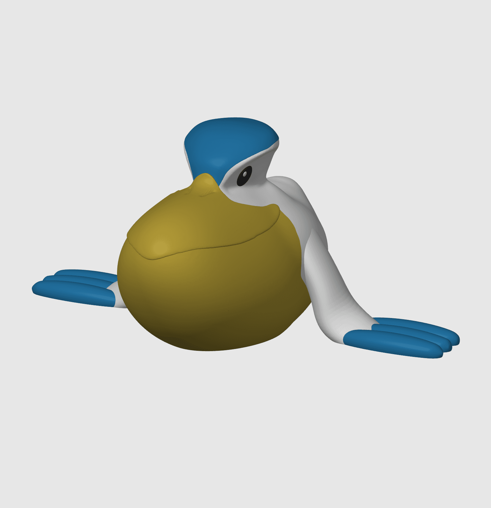 Peliper Pokemon (Nosupport, 3mf included) 3d model