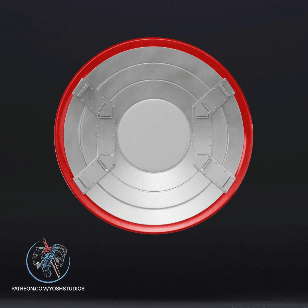 Classic Captain America Shield 3d Print File STL 3d model