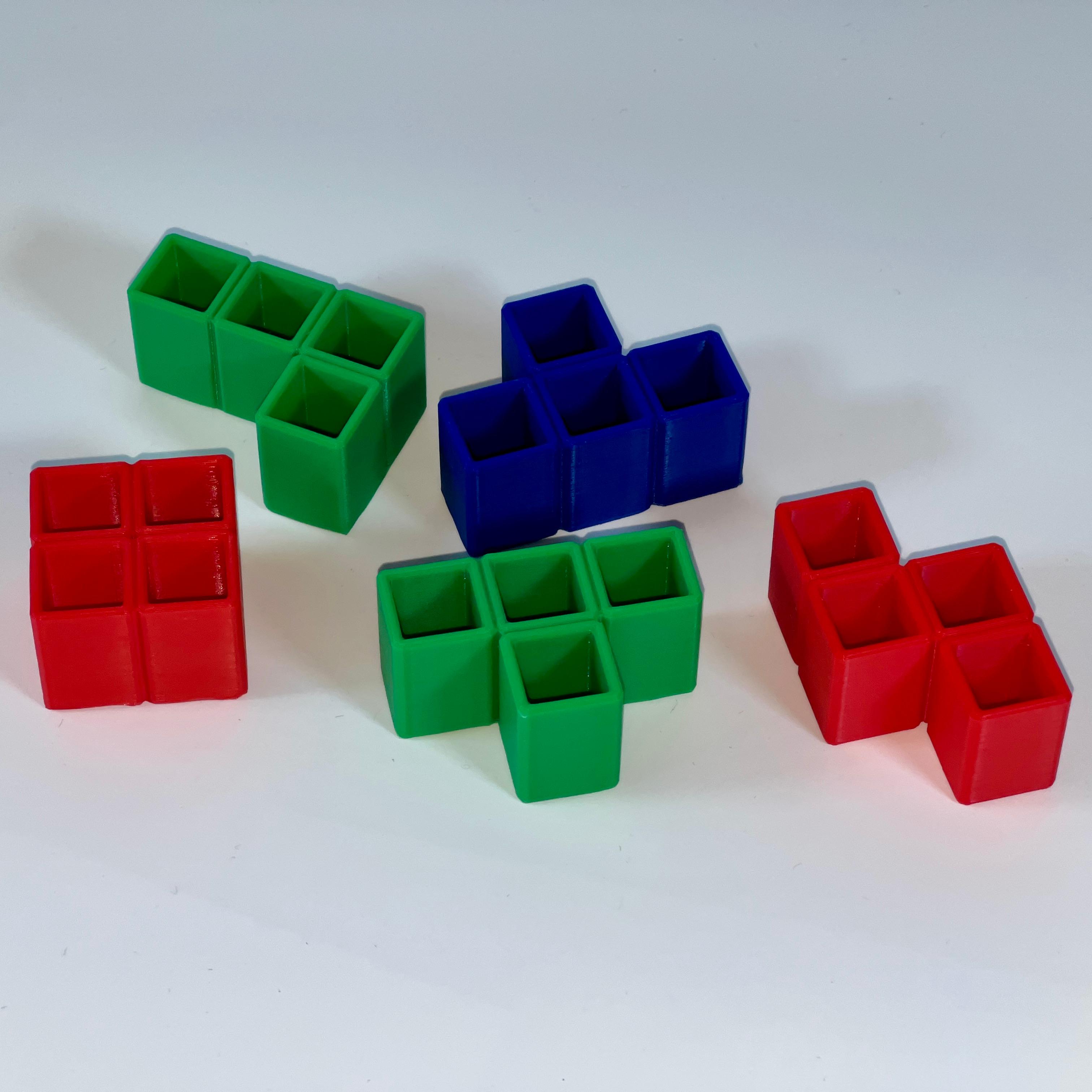 Balance Tetris Game Puzzle 3d model