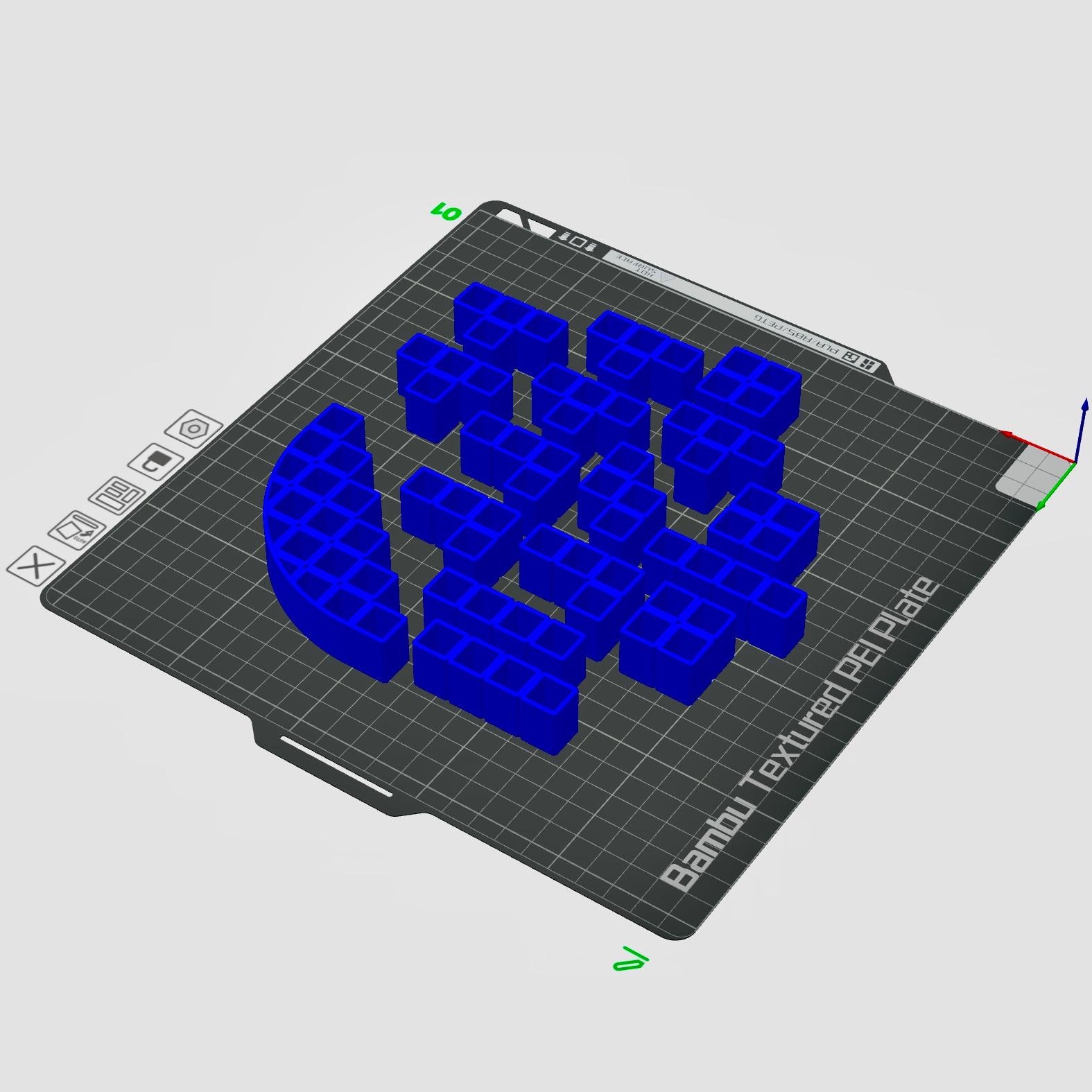 Balance Tetris Game Puzzle 3d model