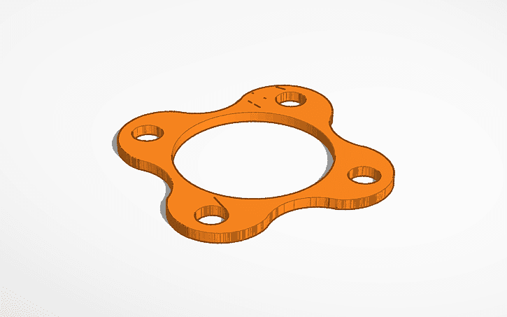 Ezgo front wheel spacer.stl 3d model