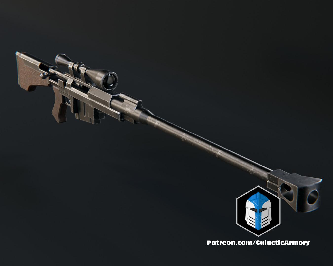 Fallout Anti-Materiel Rifle - 3D Print Files 3d model