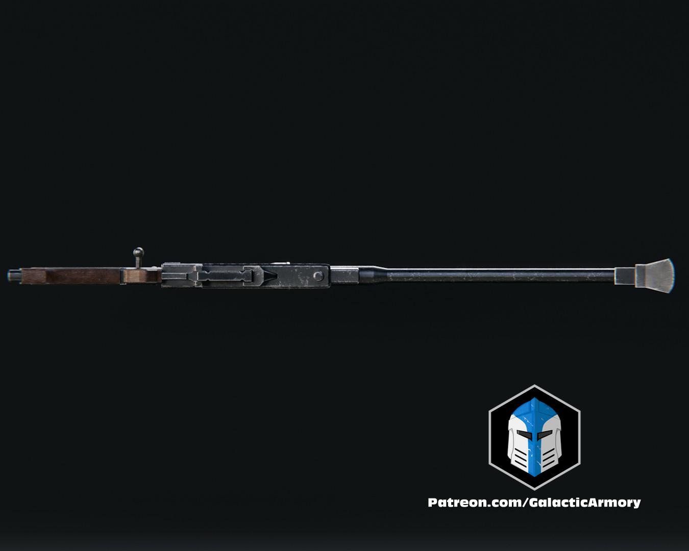 Fallout Anti-Materiel Rifle - 3D Print Files 3d model