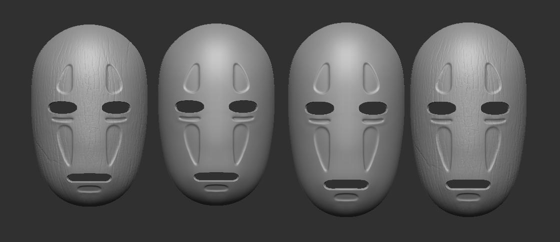 Kaonashi mask 3d model