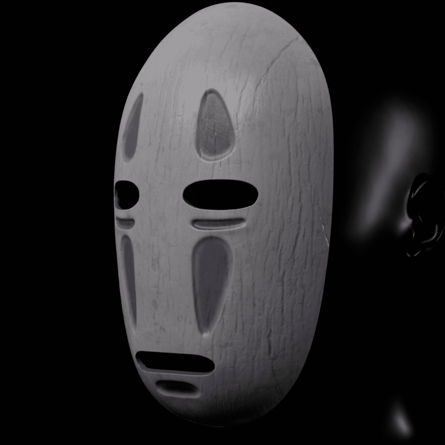 Kaonashi mask 3d model