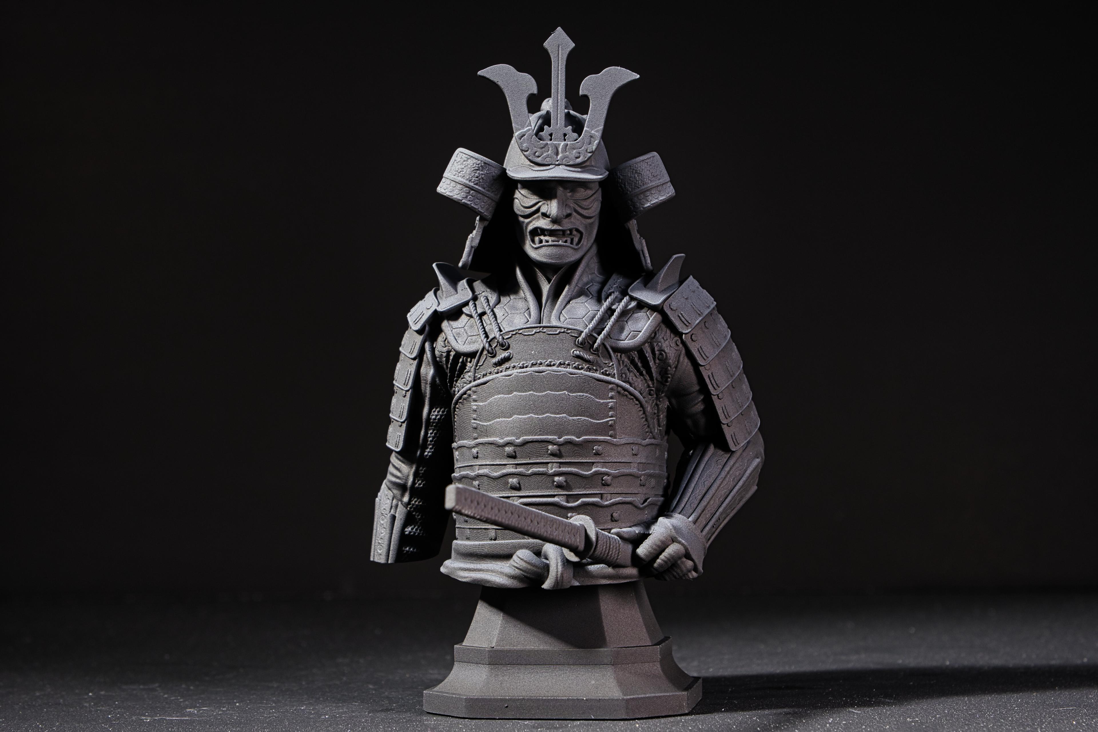 Samurai Bust (Pre-Supported) 3d model