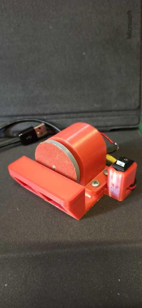 mini usb desk sander 3d model