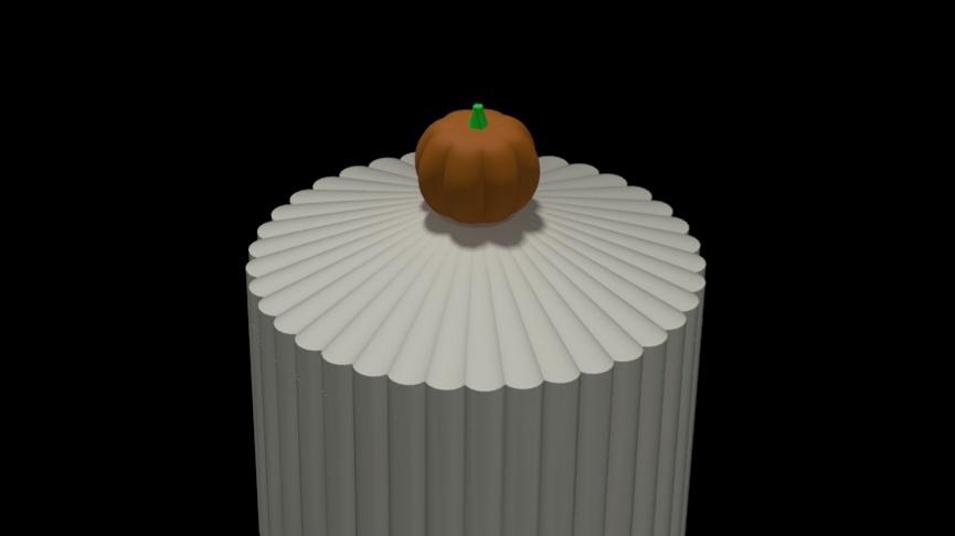 Pumpkin - Jar Top Handle 3d model