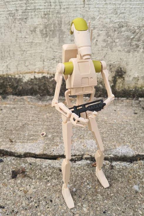 Star Wars B1 Battle Droid 2.0 Kit Card  3d model