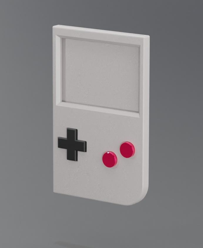 OG GameBoy Pokemon Card Display 3d model