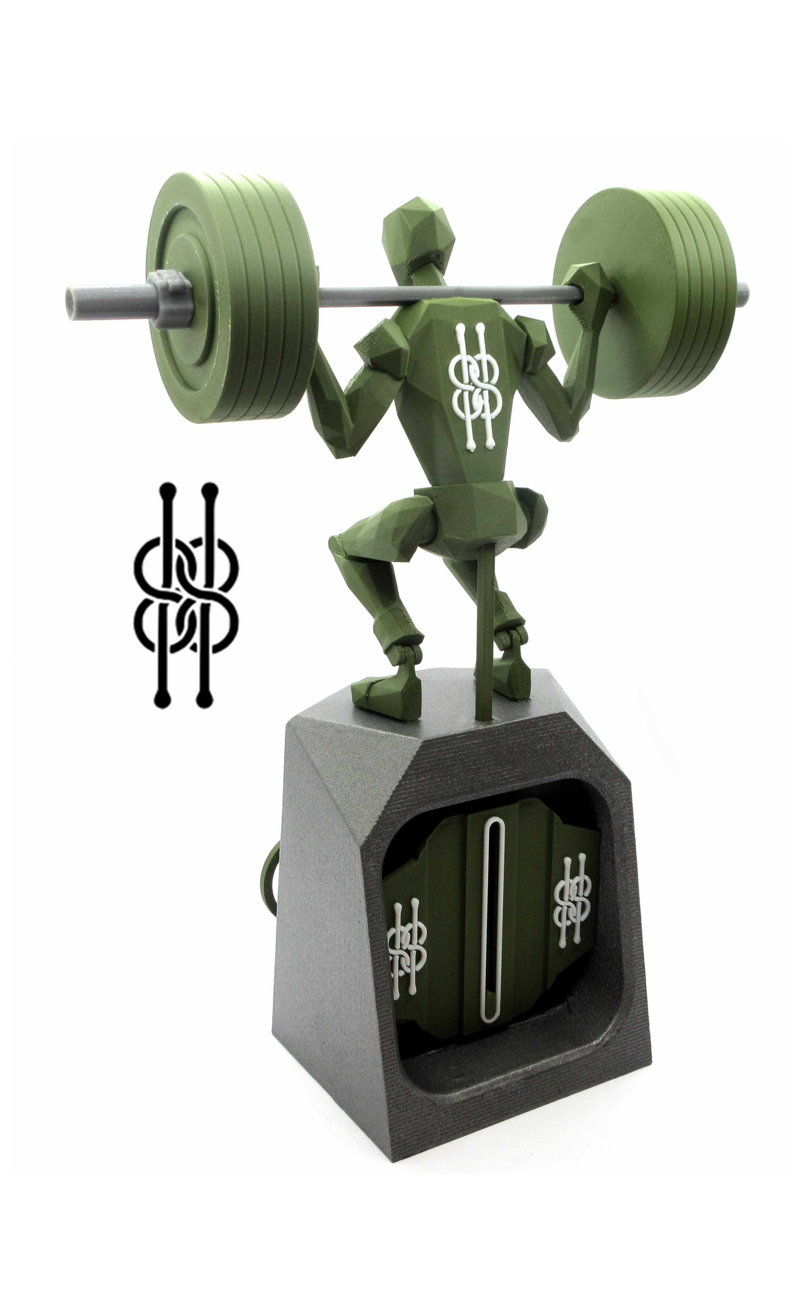 Squat Automata - Moving Sculpture 3d model