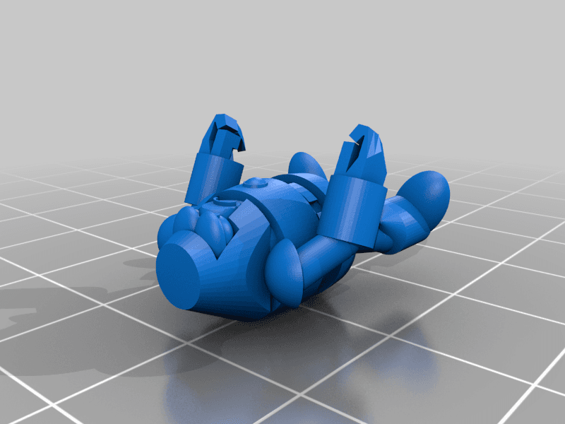 HardMan from MegaMan3 3d model