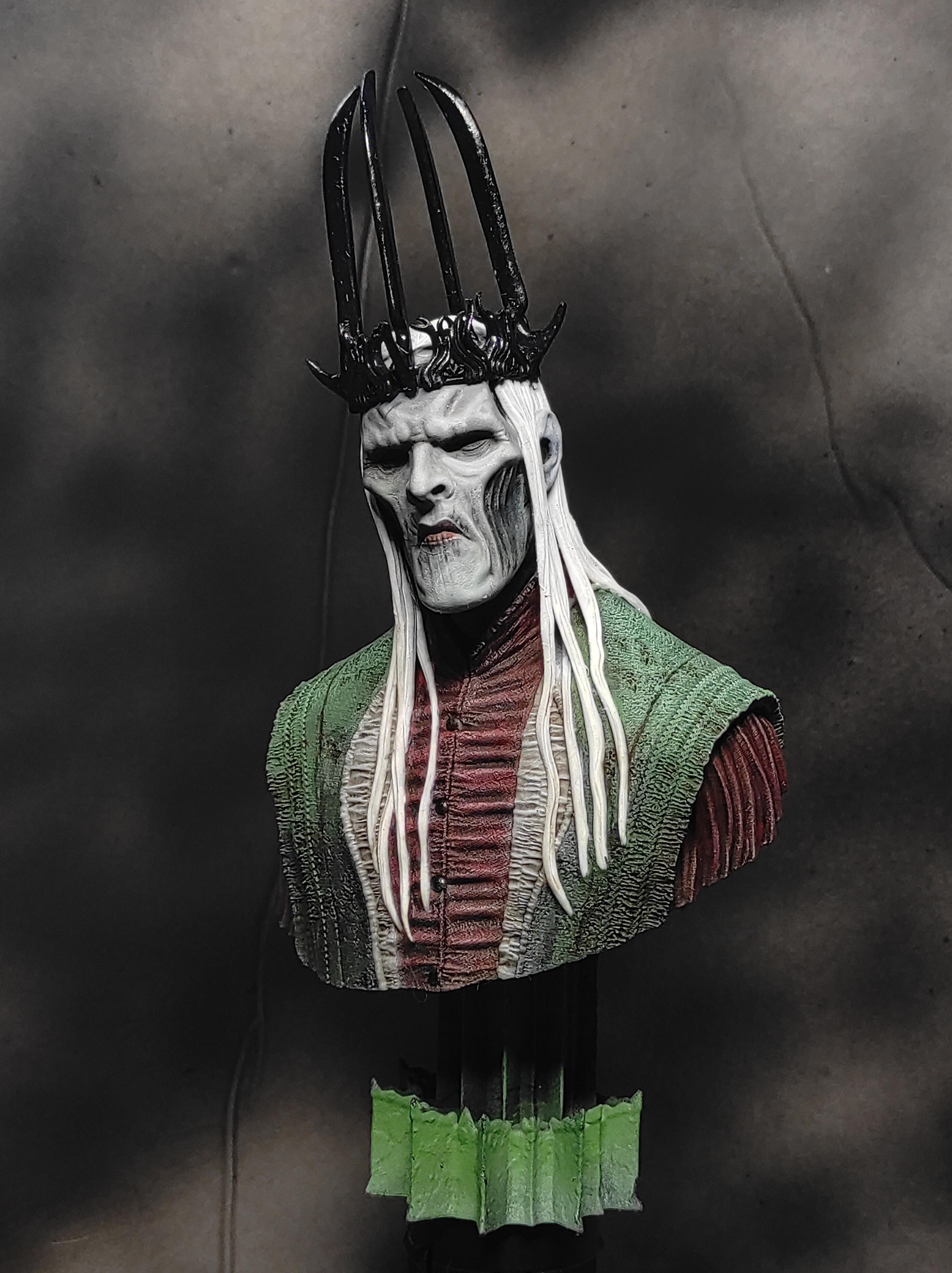 Witch King bust (Pre-Supported) - Love this model, and really enjoyed painting it, thanks. - 3d model