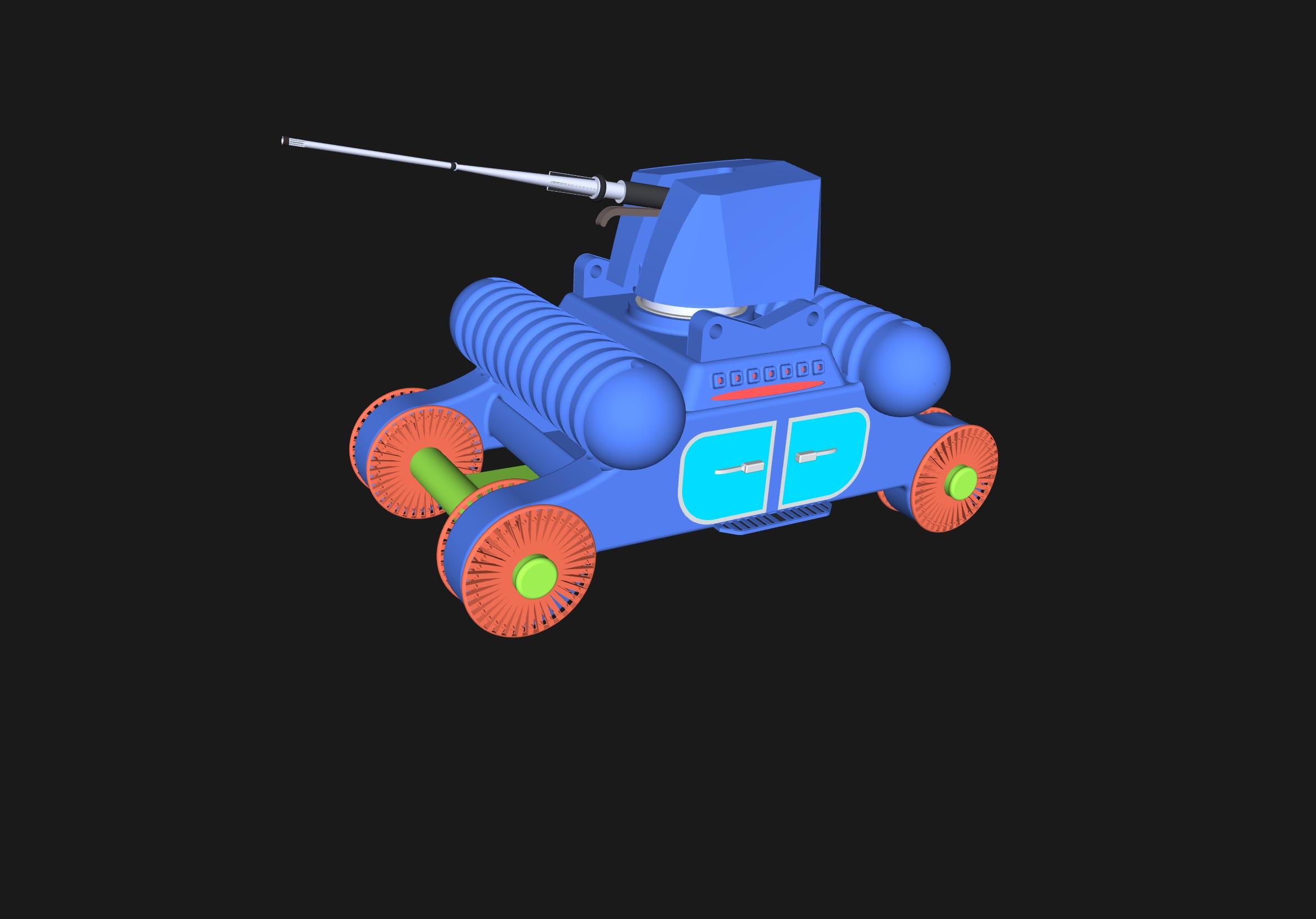 Car war stl.stl 3d model