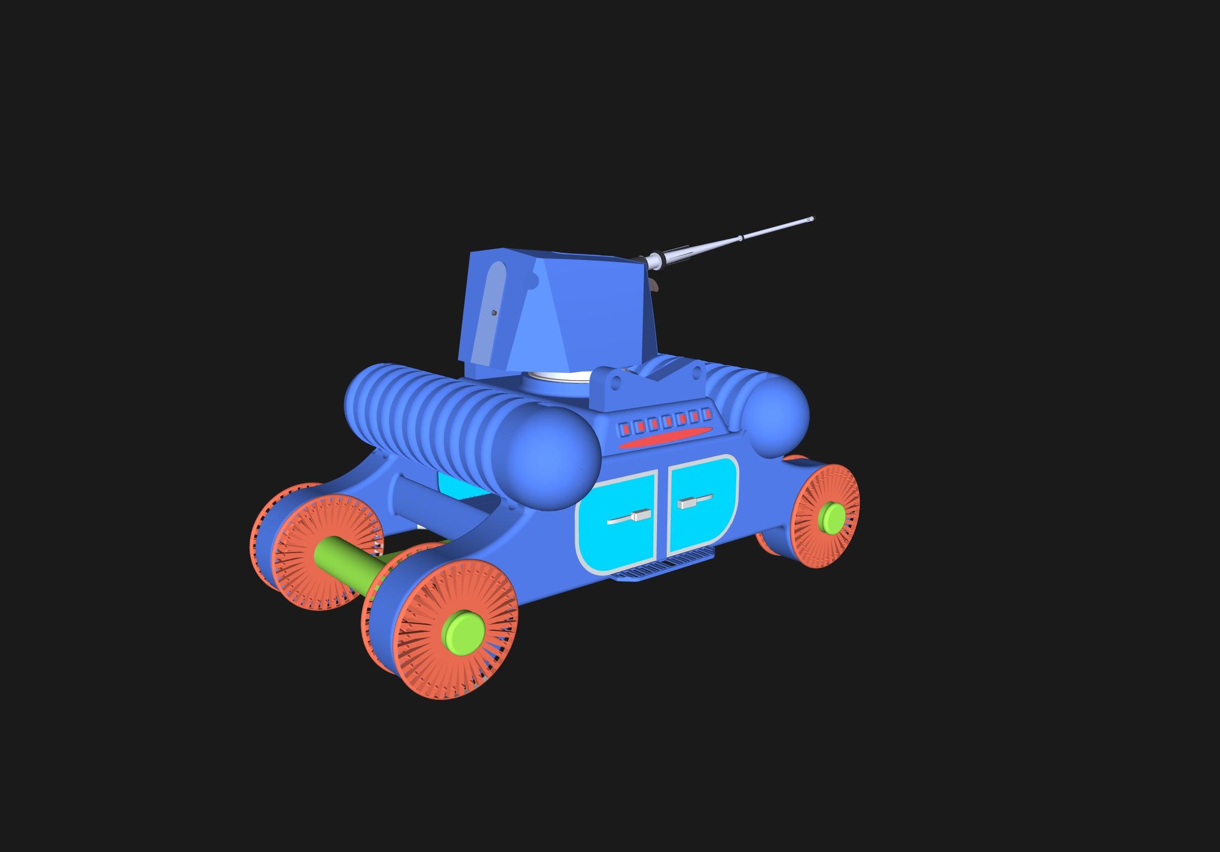 Car war stl.stl 3d model