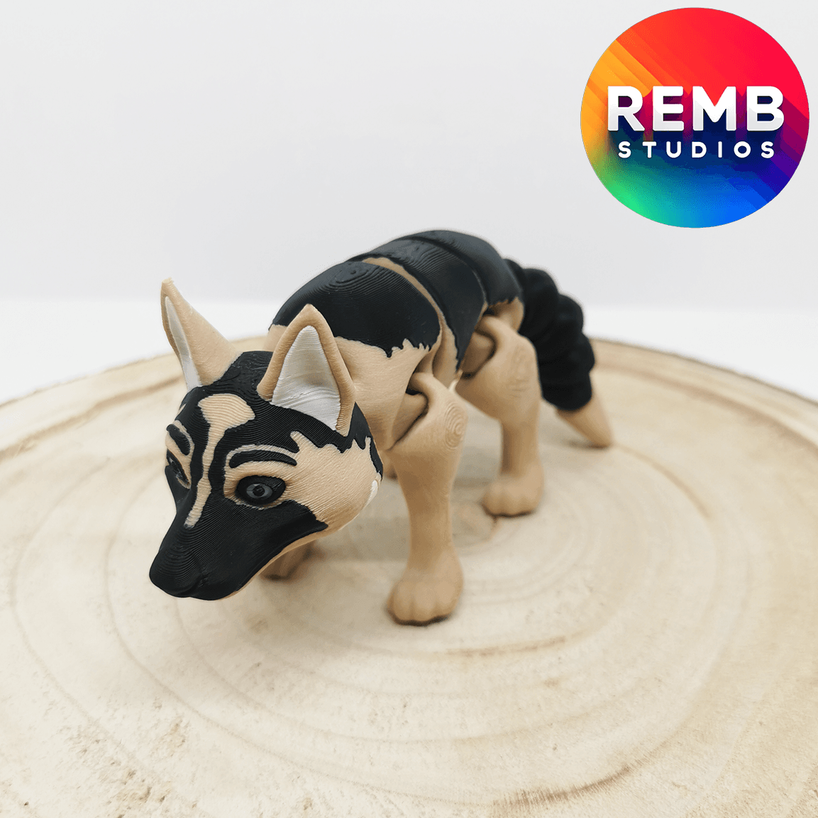 Articulated German Shepherd | Flexi German Shepherd 3d model