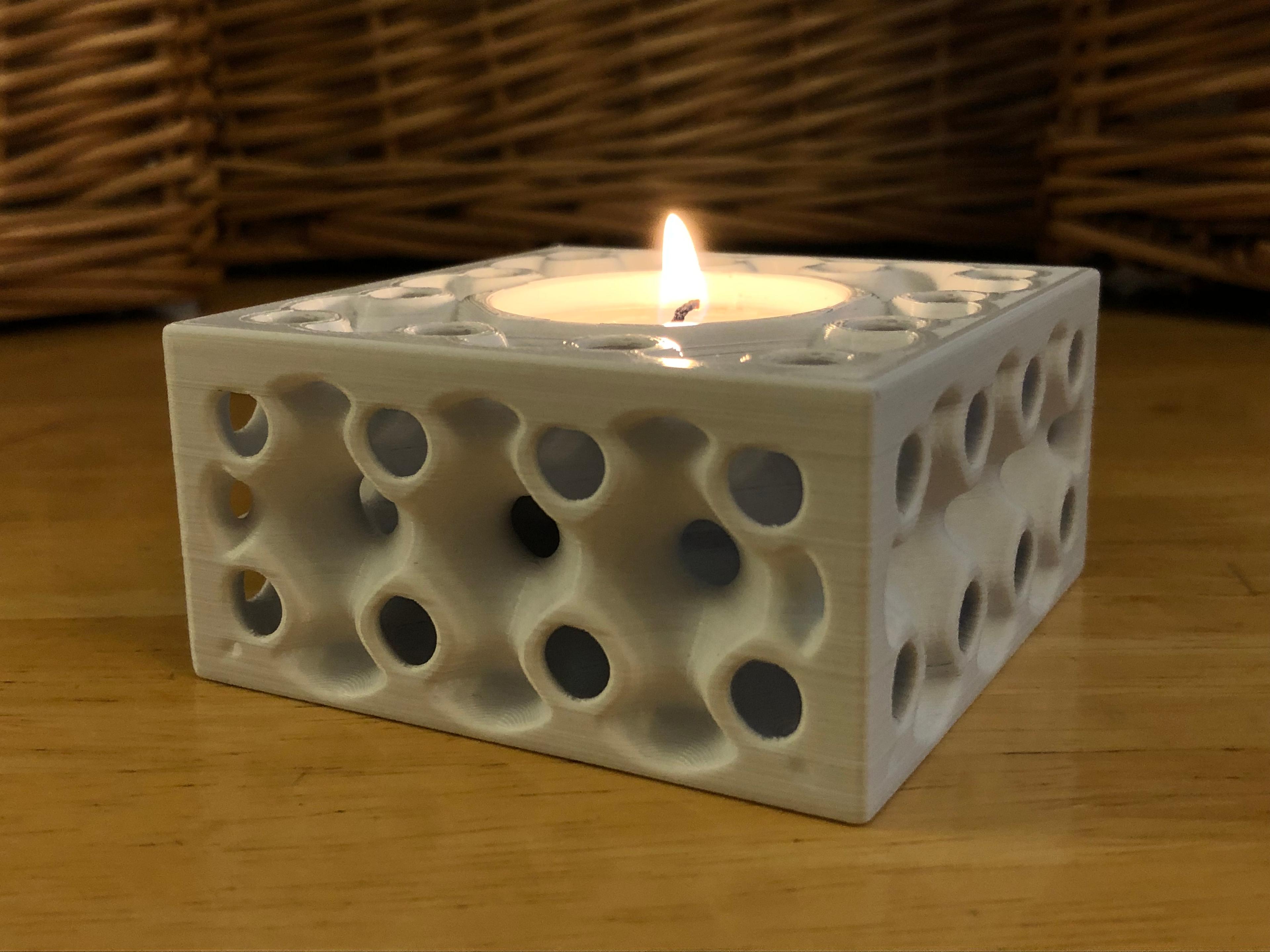 Schwarz P Tealight Holder 3d model