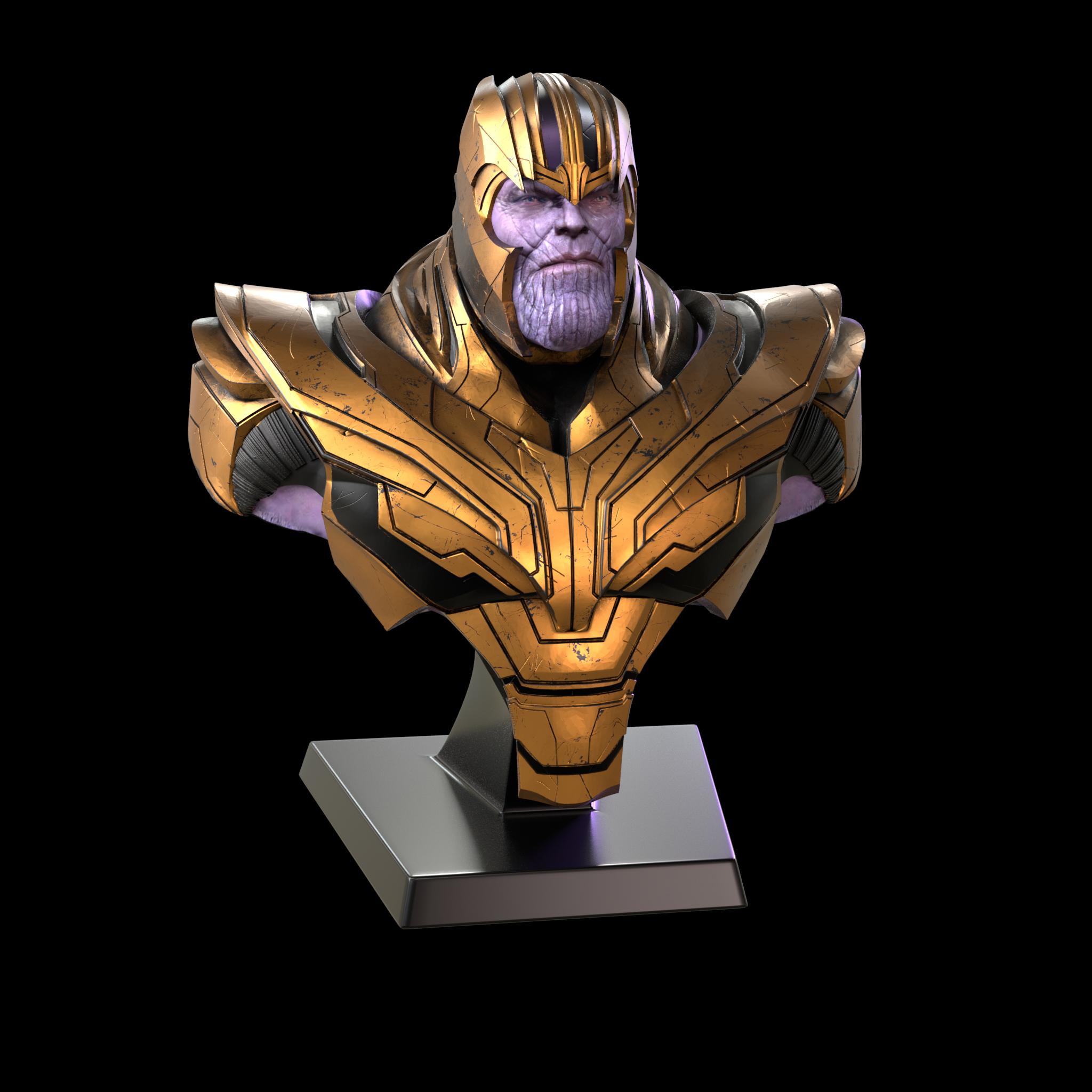 Thanos Bust 3d model