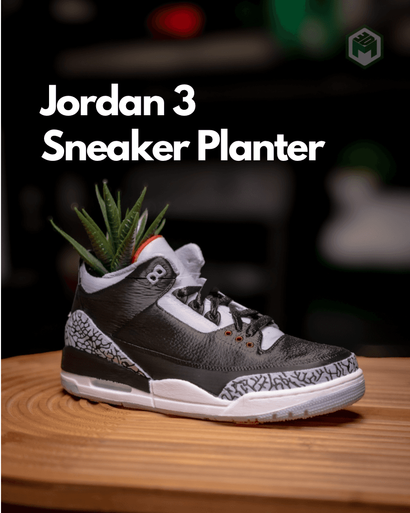 Jordan 3 Display / Mini Sneaker Planter  3d model