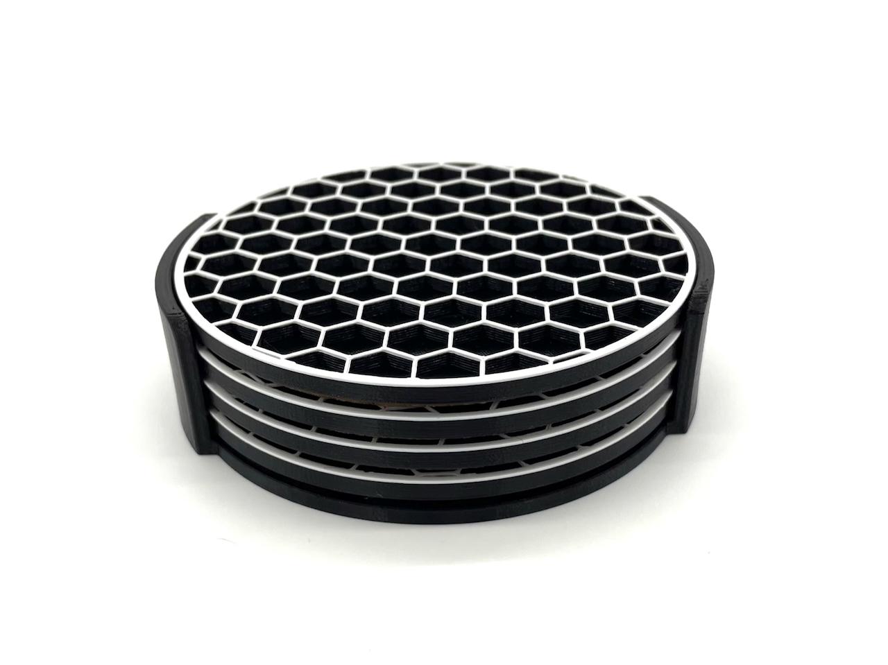 Hex Coasters 3d model