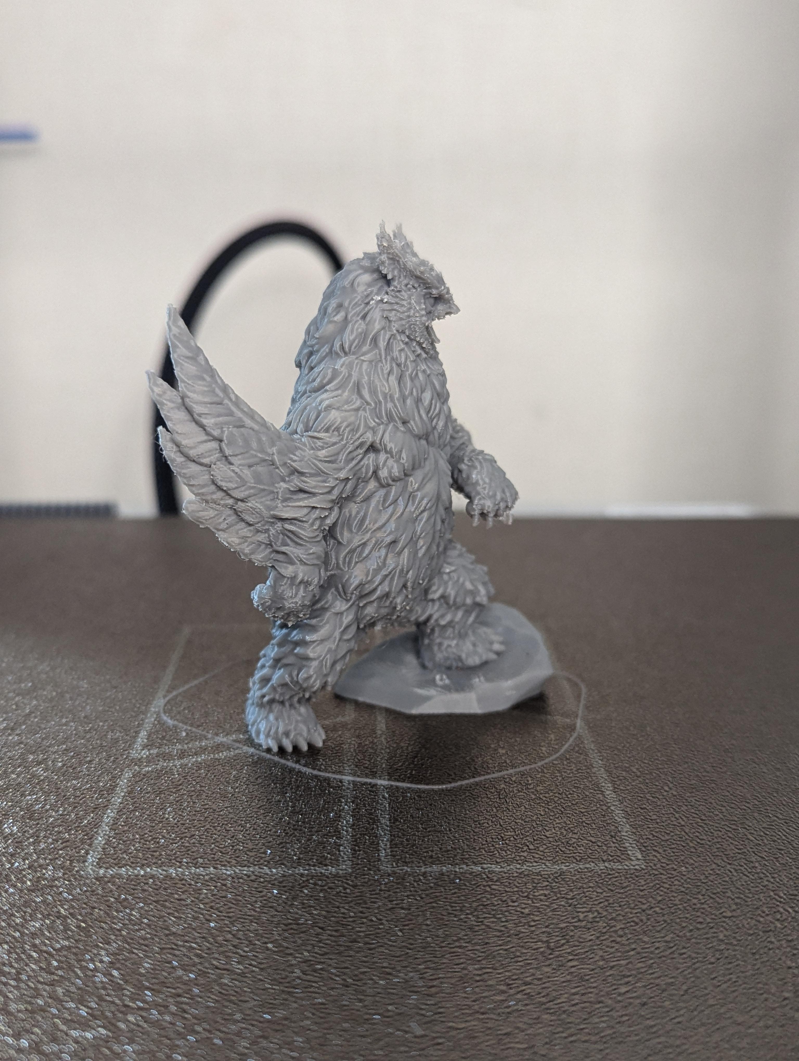 Owlbear - With Free Dragon Warhammer - 5e DnD Inspired for RPG and Wargamers 3d model