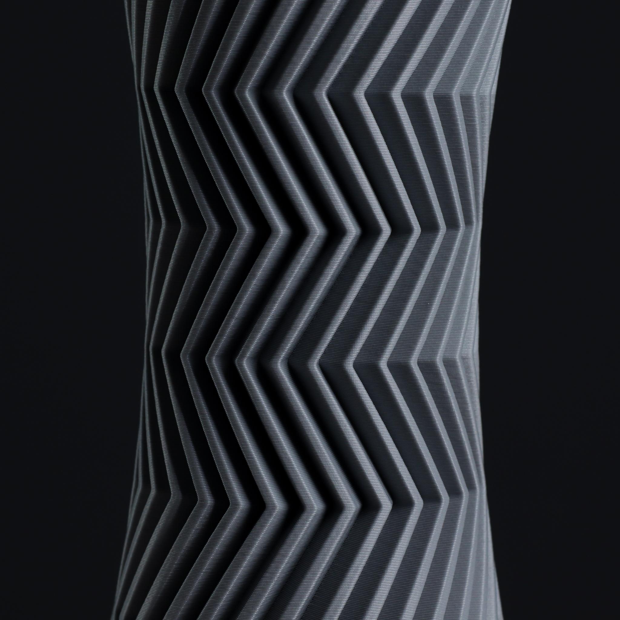 Zigzag Decoration Vase (vase mode) 3d model