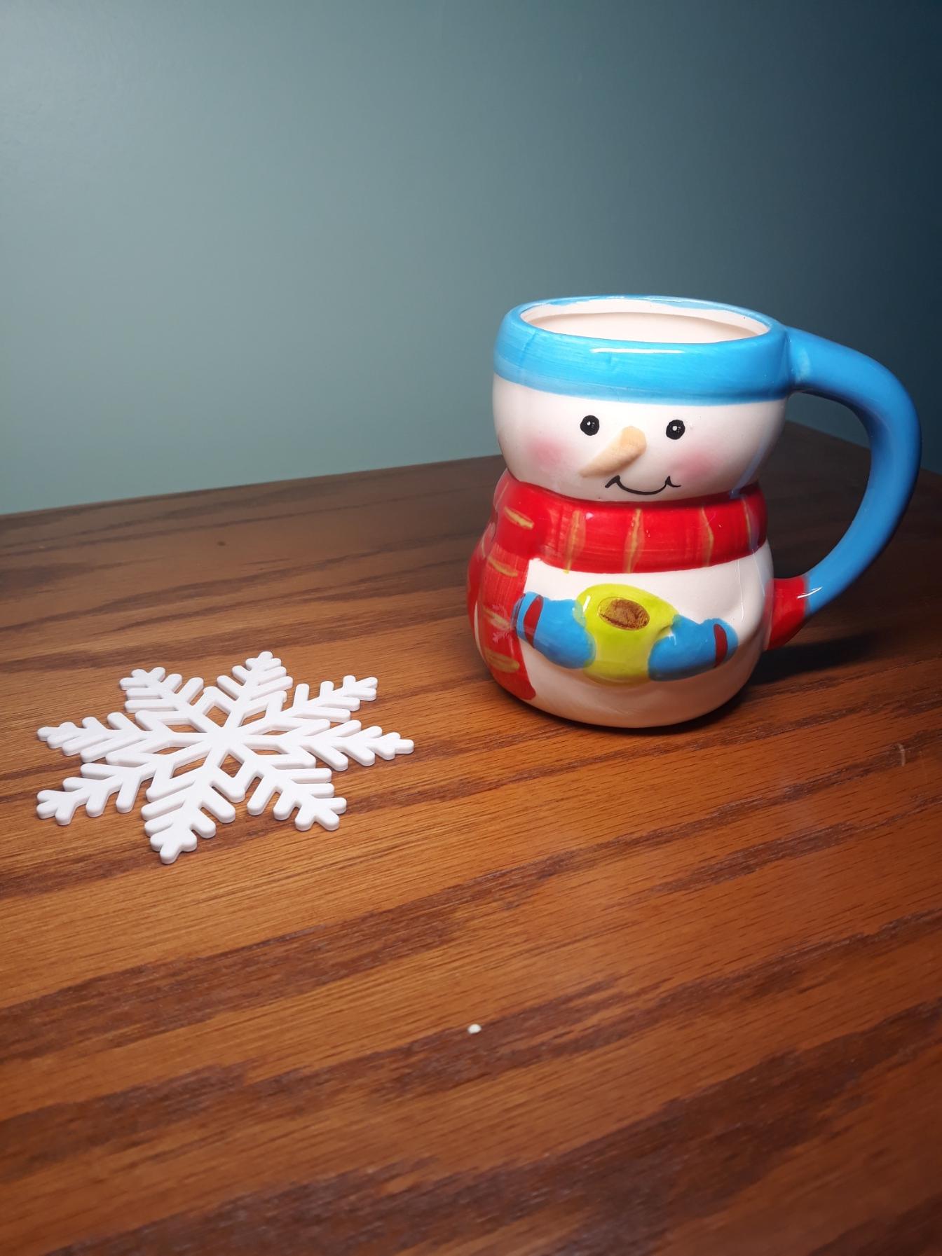 Snowflake Coaster 3d model