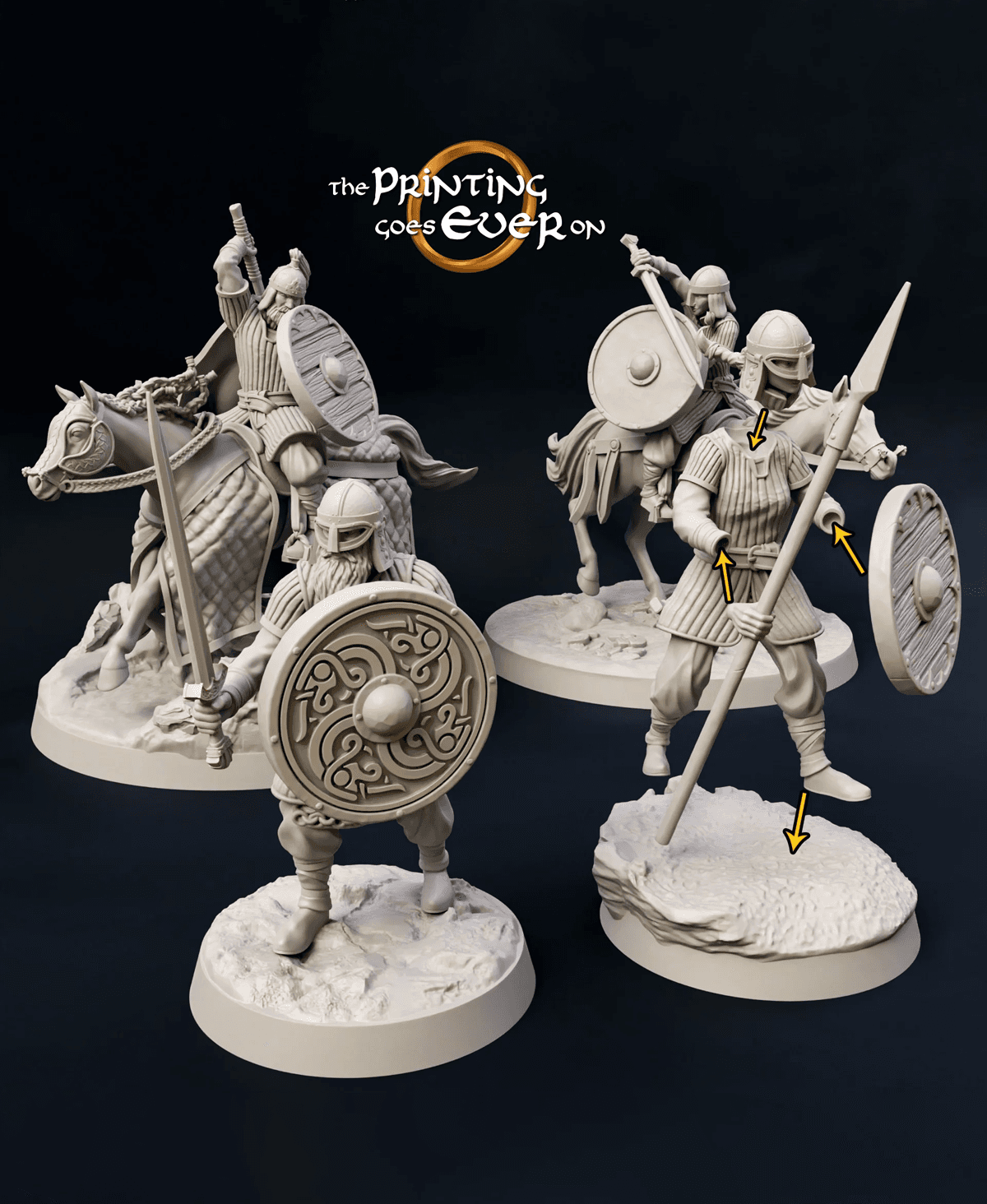 Modular Ridermercia Shieldsmen 3d model