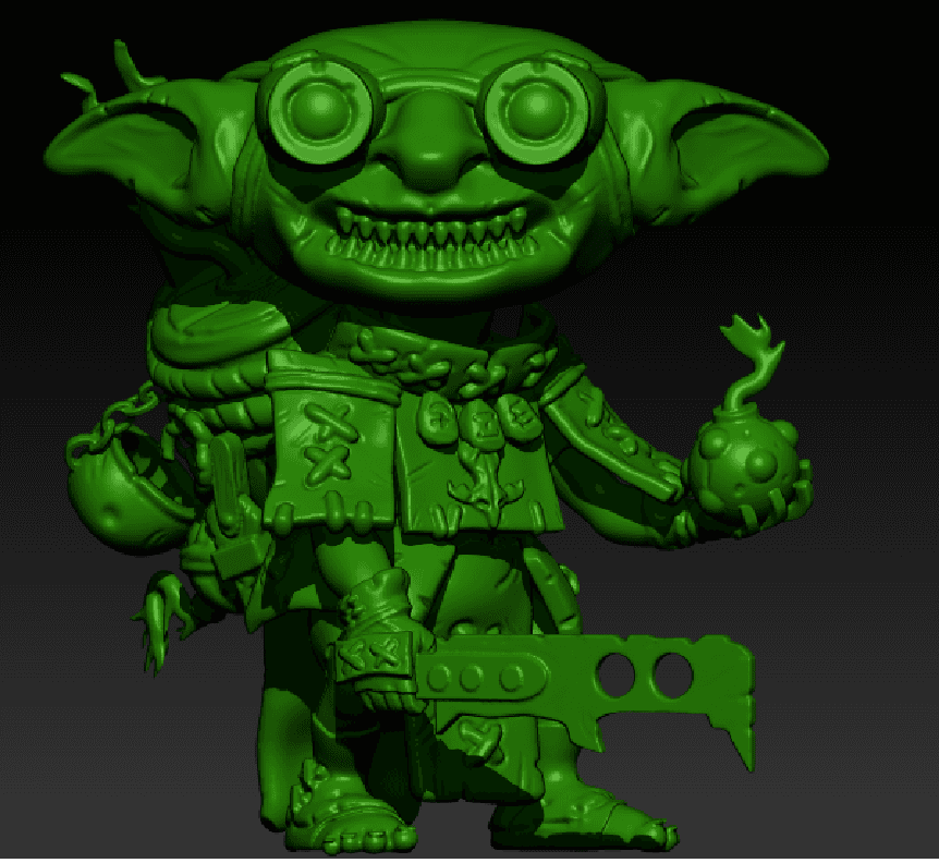 Chibi Fumbus - Pathfinder Iconic Alchemist - Fanart 3d model