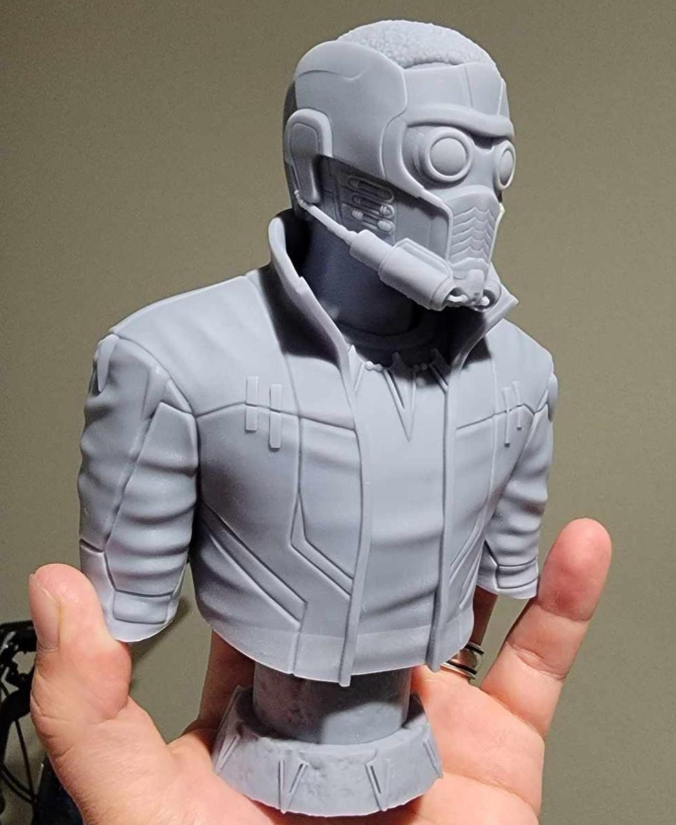 T'Challa Starlord (Pre - Beautiful model, printed on an Elegoo Mars 2 Pro with Elegoo ABS like gray - 3d model