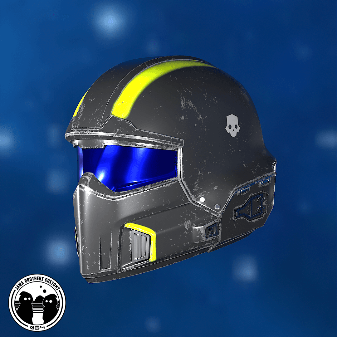 Helldivers 2 BO-1 Tactical Helmet 3d model