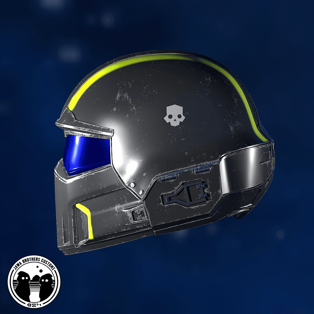 Helldivers 2 BO-1 Tactical Helmet 3d model