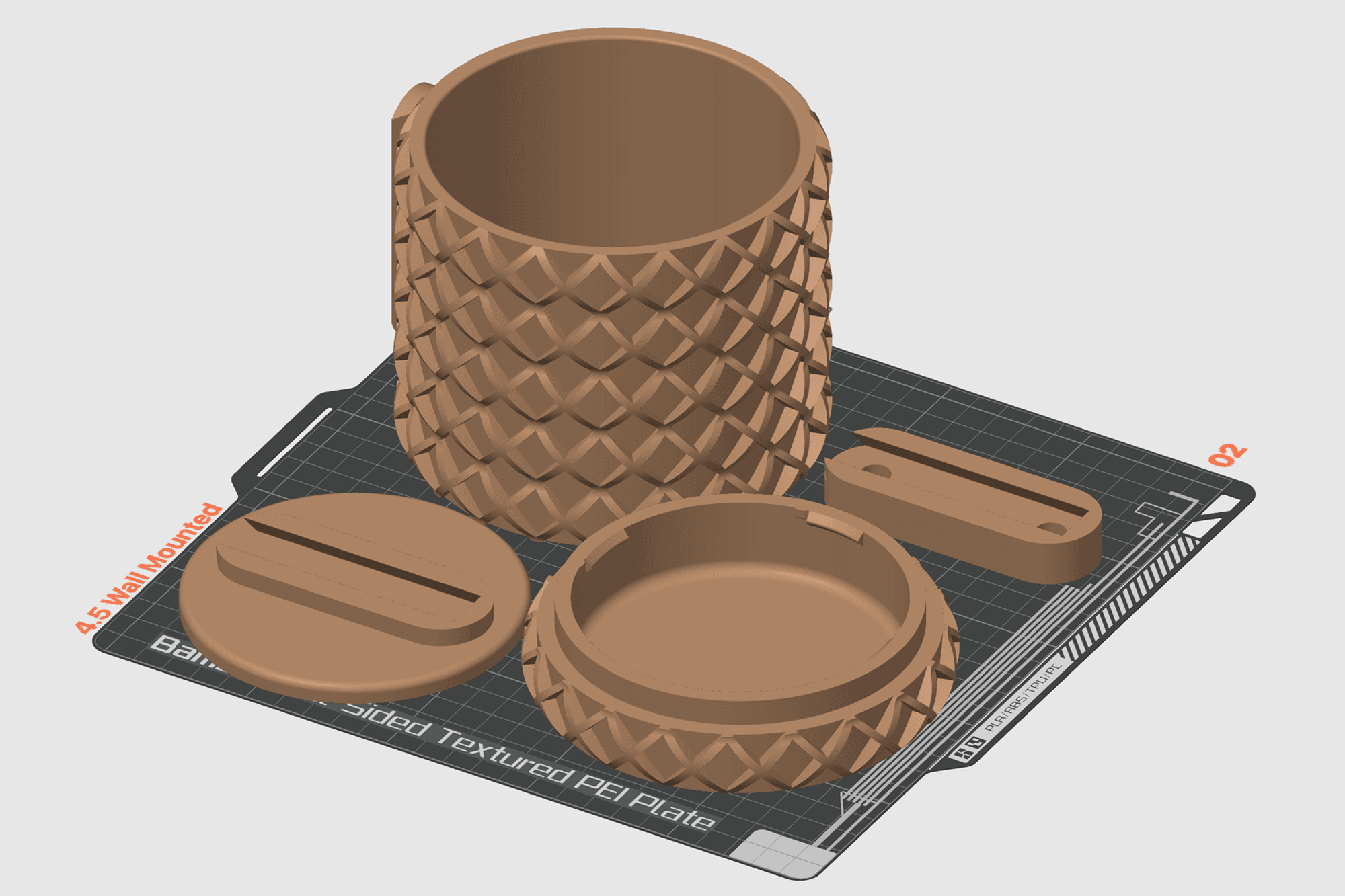 Bubble Lattice Planter 3d model