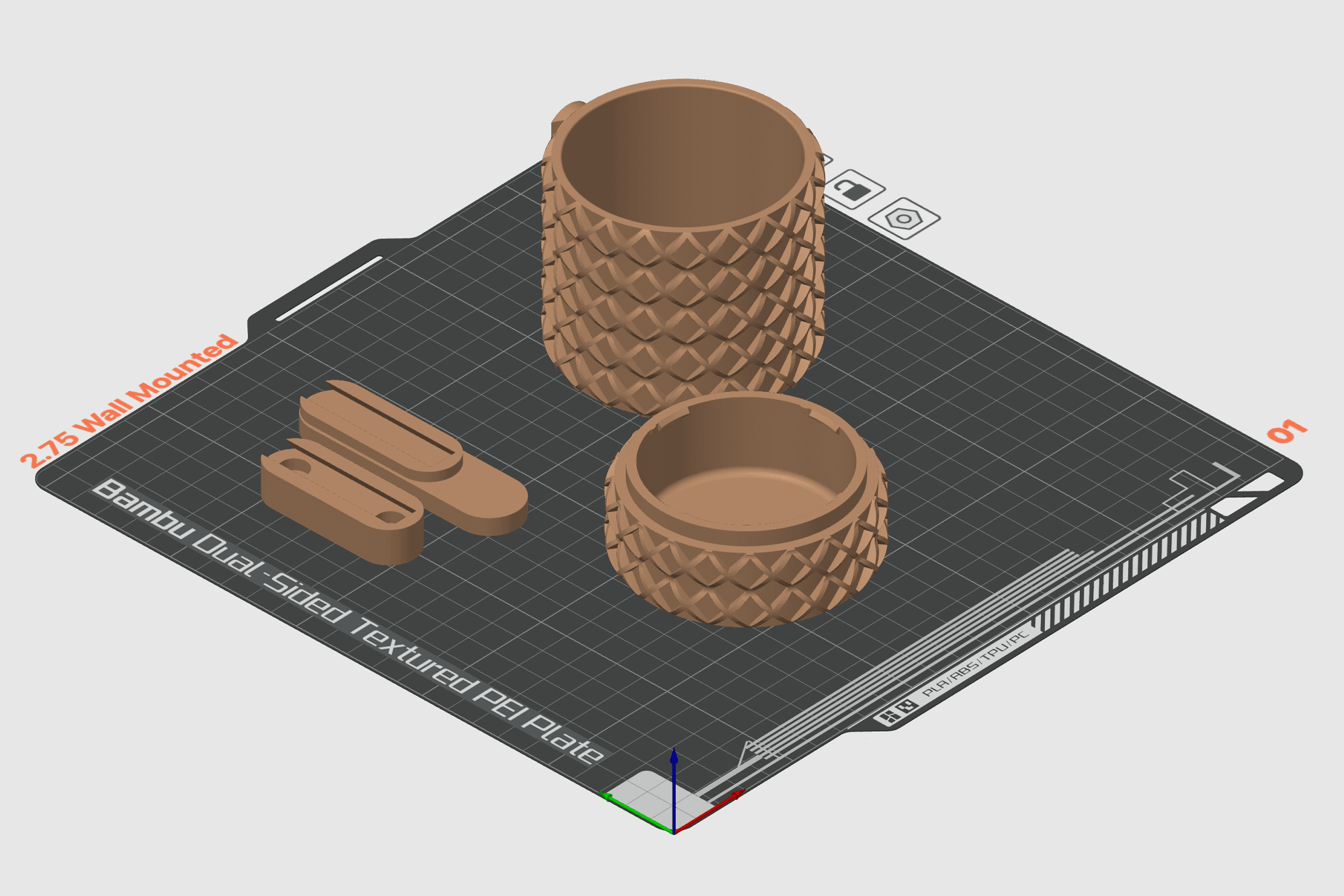 Bubble Lattice Planter 3d model