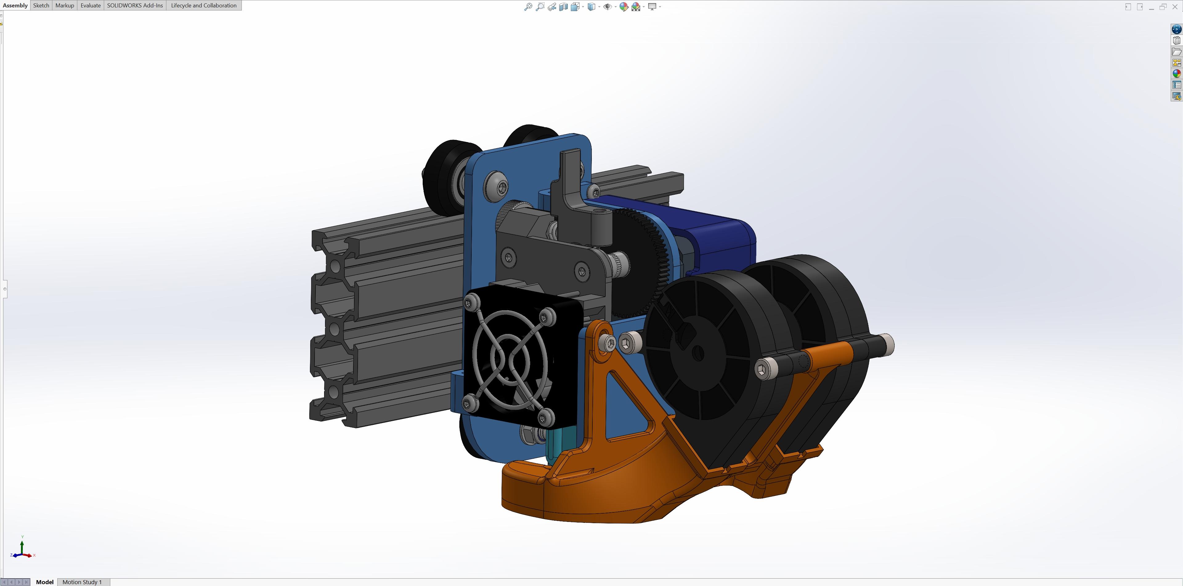 SWX2-GPRO Dual 5015 Cooling Duct.stl 3d model