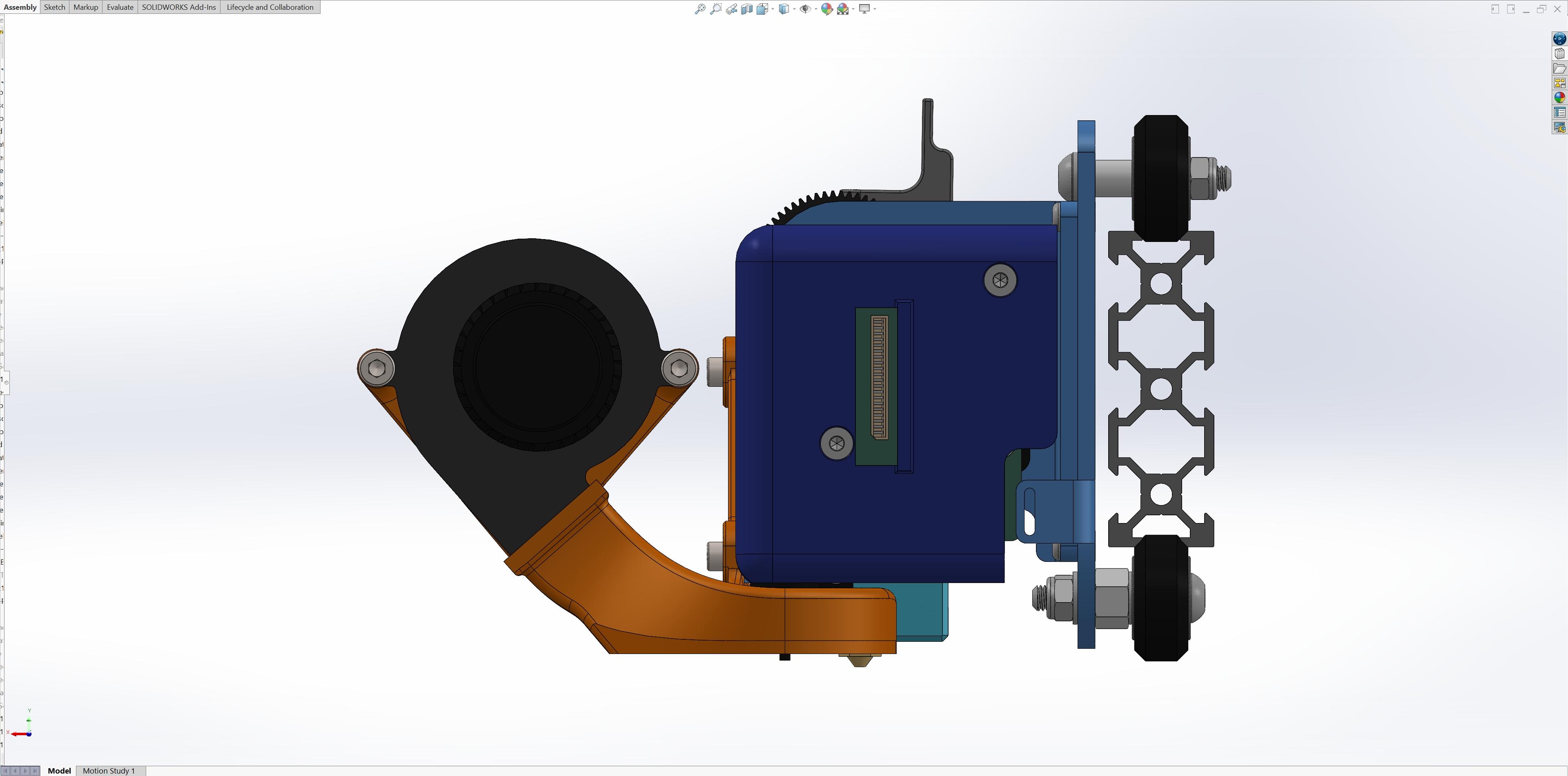 SWX2-GPRO Dual 5015 Cooling Duct.stl 3d model