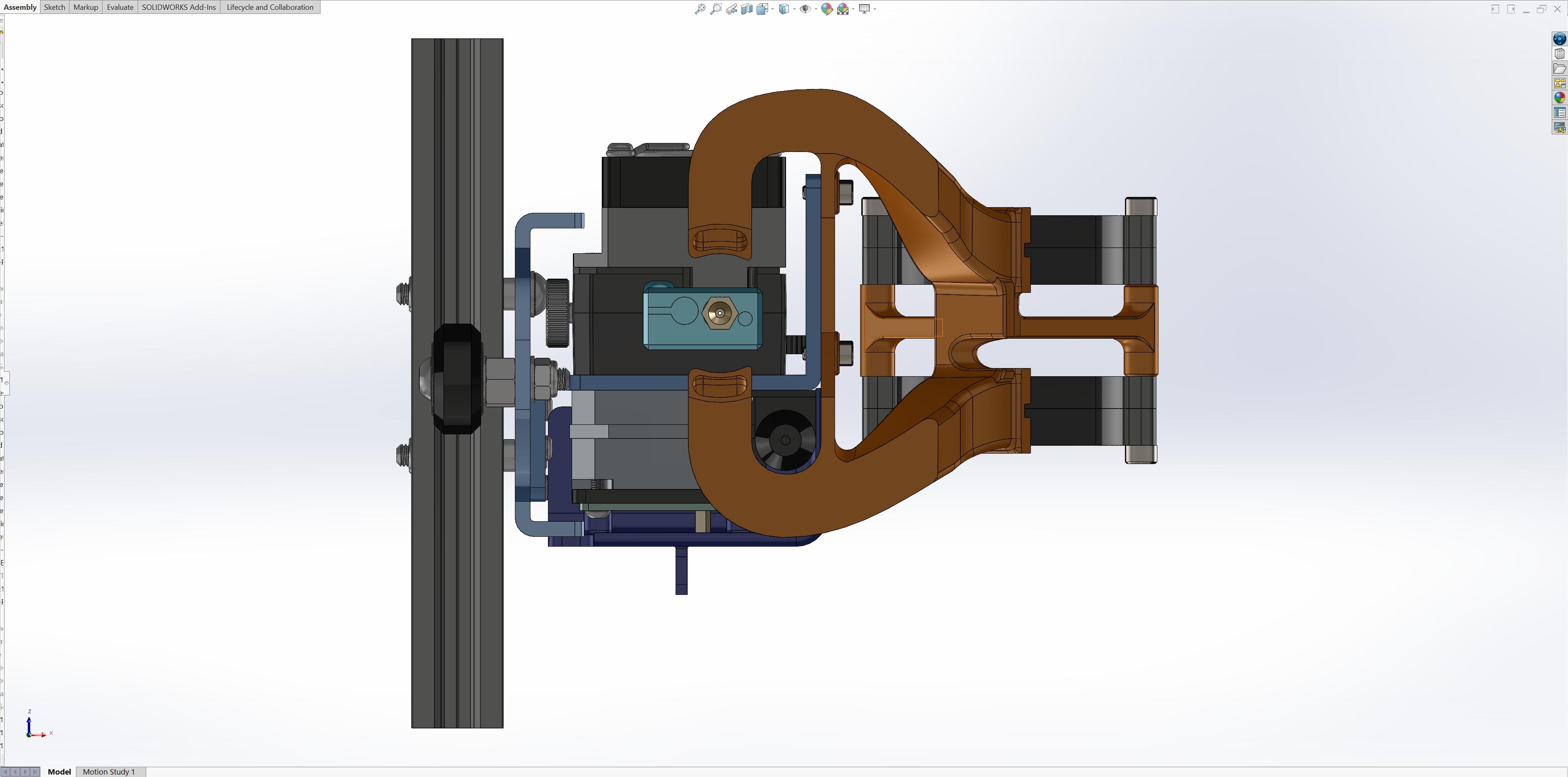 SWX2-GPRO Dual 5015 Cooling Duct.stl 3d model