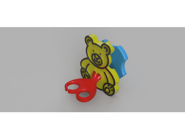 Paediatric Nasogastric Feeding Station - Bed Bear 3d model