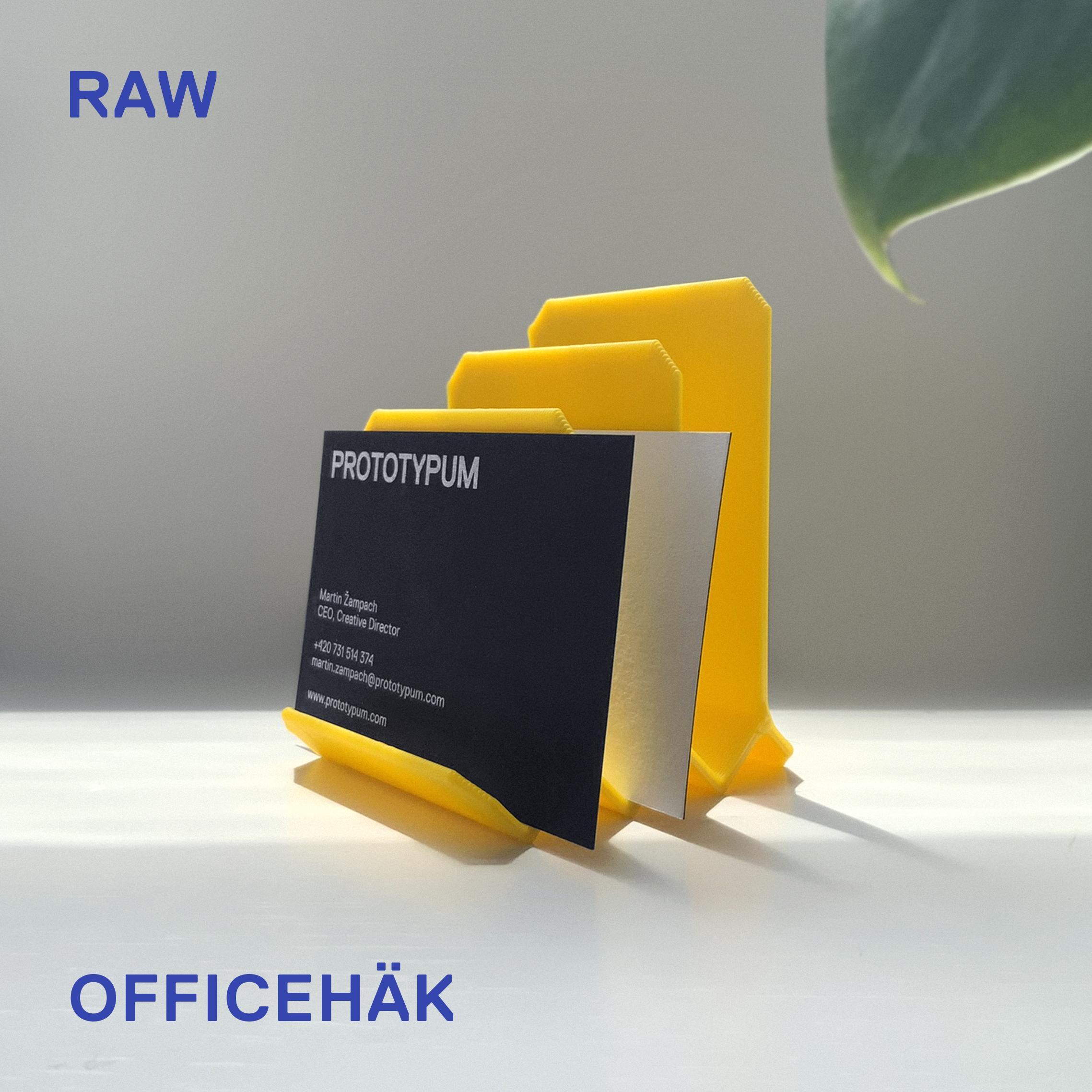 RAW NOTES & BUSINESS CARD STAND 3d model