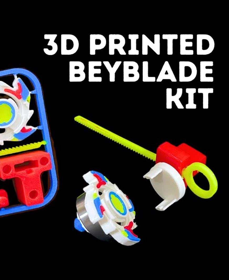 3D printable Bayblade card by Toast 3d model