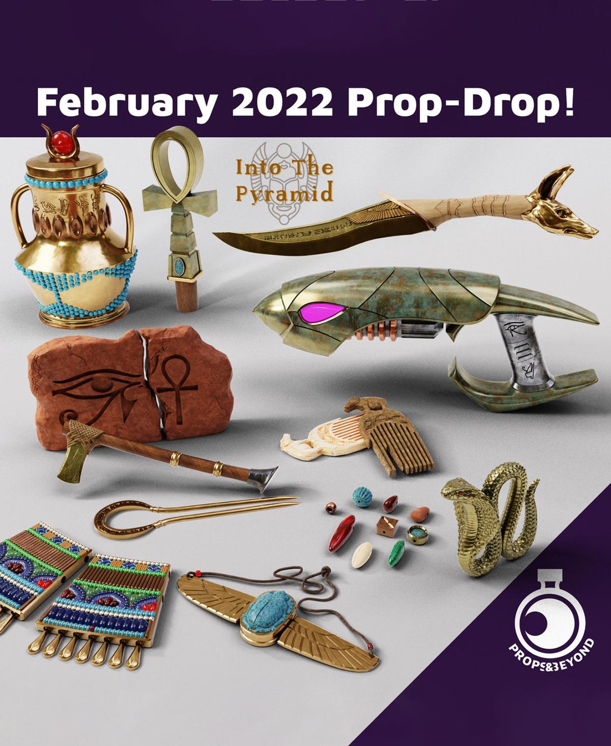 February 2022 Prop Drop - Into the Pyramid 3d model