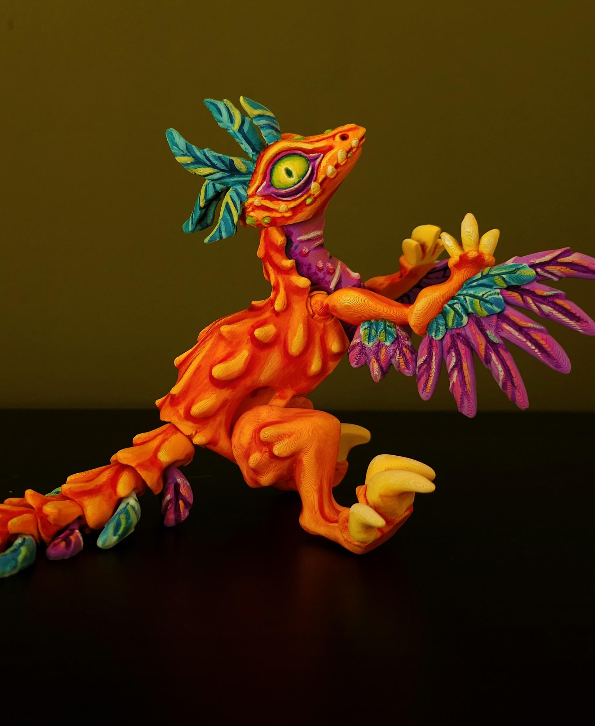 Twisty Raptor 3d model